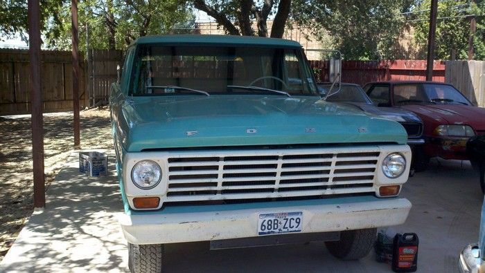 1967 Ford F350 original condition front view
