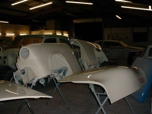 front fenders, new paint off car, 1954 Packard Patrician