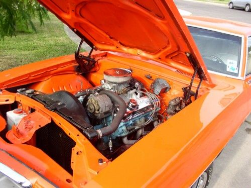 1969 Firebird engine compartment